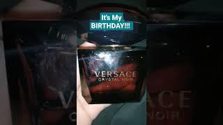 Versace Crystal Noir or Shaghaf oud #Birthday #Fragrance