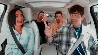 Demi Lovato and the Jonas Brothers Reunited Carpool