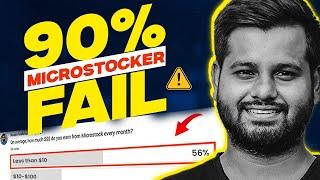 Why Fail  90% Microstocker | How to Achieve Passive Income Success Microstock Mistakes