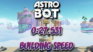 Astro Bot: Building Speed In 0:27.531 (Former World Record)