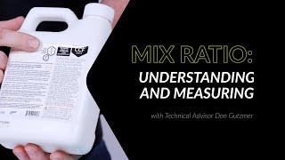 Mix Ratio: Measuring and Mixing Epoxy