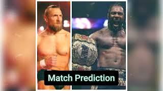 AEW Bryan Danielson vs. Swerve Strickland (C) - Match Prediction #2 - 6iXstar