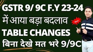 GSTR 9 Big Change F.Y 2023-24 GSTr 9/ 9c Table Change how to Match ITC in GSTR 9