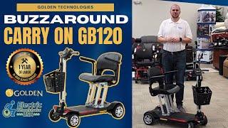 Golden Technologies Buzzaround Carry On Folding Mobility Scooter GB120 [2024]