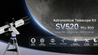  #Recommended Products! SVBONY SV520 Installing & Lunar Shots