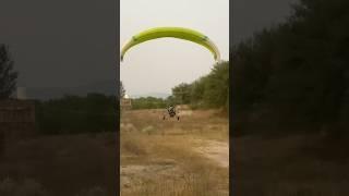 paramotor Landing🪂watch end️#paragliding #paramotor #landing #shorts #viralshorts #trending #yt