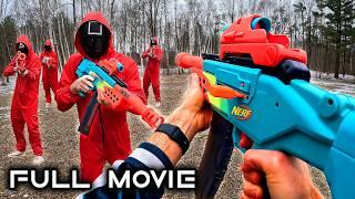 NERF WAR | SQUID GAMES BATTLE - Full Movie!