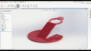 SolidWorks How to - using the sheet metal command to line bend acrylic