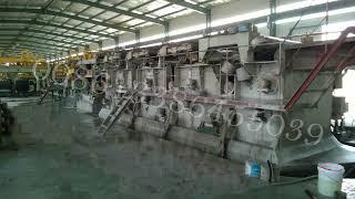 Hatschek fiber cement board production line running process