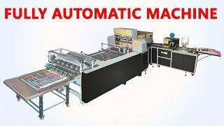 FULLY AUTOMATIC NOTEBOOK MAKING MACHINE | STITCHING + FOLDING +EDGE SQUARING+ CUTTING MACHINE (4IN1)