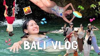 Bali Vlog｜峇里島七天六夜極致J人行程，上山下海拍美照️第一天就大耍雷／在海邊空中瑜伽課／峇里島麥當勞竟然有綠咖喱雞／烏布必買手工包包／峇里島超讚Airbnb住宿