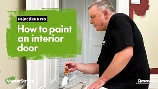 Paint like a Pro - How to paint an interior door