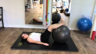 Hamstring Curl on Ball from Resolution Physiotherapy & IMS Clinic, Barrie