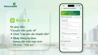 HƯỚNG DẪN CHUYỂN TIỀN QUỐC TẾ TRÊN VCB DIGIBANK