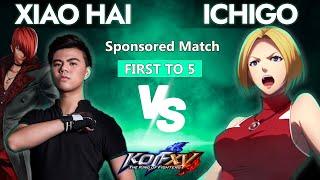 KOFXV  XIAOHAI vs ICHIGO - Sponsored Match Five Lives Challenge! KOF XiaoHai KOF15 小孩