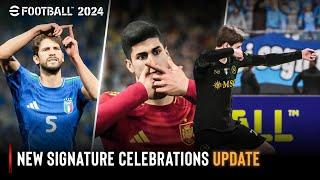 eFootball 2024 | New Signature Celebrations Update