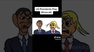 US Presidents Play Minecraft | Original Video by @ItsSharkBait