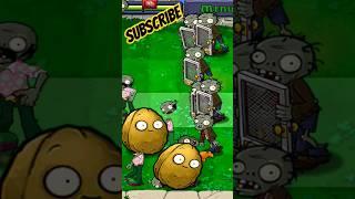 pvz mini games wall-nut bowling 2 #youtubeshorts #youtube #ytshorts