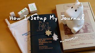 How I Setup My Journal (TRAVELER’s Notebook MOOMIN EDITION)  | Rainbowholic