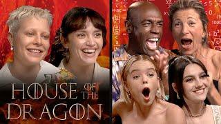 House Of The Dragon Cast vs. 'The Most Impossible Game of Thrones Quiz'