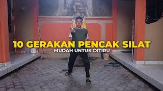 10 GERAKAN KOMBINASI DENGAN VARIASI TEKNIK DASAR PENCAK SILAT