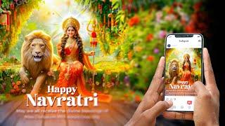 Beautiful Happy Navratri Motion Graphics (Premium Graphics) Just @ ₹350/-