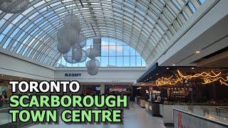 [4K]  Scarborough Town Centre Shopping Mall Walking Tour | STC | Toronto Ontario Canada