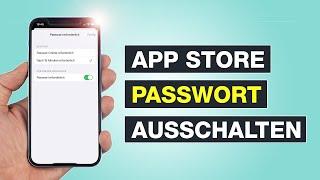 App Store Passwort ausschalten und deaktivieren bei kostenlosen Apps | iPhone und iPad - Testventure