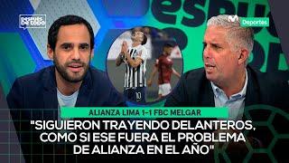 SE ALEJAN DEL OBJETIVO: ALIANZA LIMA no pasó del 1-1 ante MELGAR en MATUTE | DESPUÉS DE TODO ️