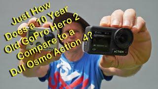 GoPro Hero 2 (left for dead) Vs Osmo Action 4 - The Results Were Surprising