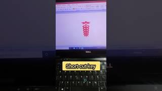 Snake  Logo in Msword | Computer short cut key