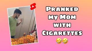 Pranked my Mom with Cigarette Chocolate  | WASTED 