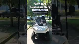 Insane Golf Cart Battery Speed Build!#factory #febatt #shorts