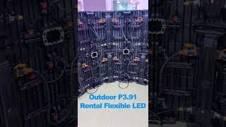 Outdoor P3.91 Rental Flexible LED Screen#nseled #nseledcloud #nseledcloud