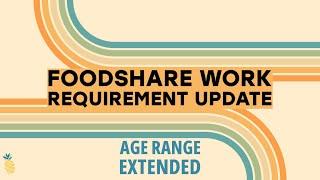 Update to Work Requirements in Wisconsin’s FoodShare Program