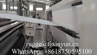 High speed glue lamination small bobbin paper making machine production line