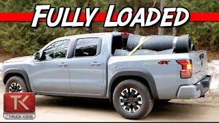 2022 Nissan Frontier PRO-4X MAX Payload Test - Hauling Heavy in a Little Nissan