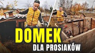  ZBUDOWAŁEM DOMEK DLA ŚWIŃ  + kolejne drzewa na działce  MOJE MINI ZOO / odc. 526