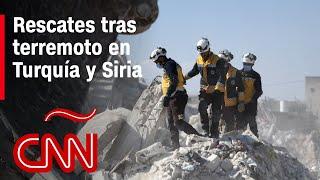 Rescates en video tras terremoto en Turquía y Siria: resumen 10 de febrero