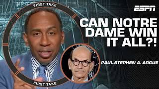 Stephen A. attempts to SWAY Paul Finebaum’s Notre Dame CFP take  | First Take