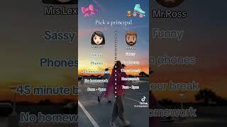 Pick a principal! ️️ #comments #school #principal