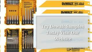 Free Dewalt Tool Samples For 2019!