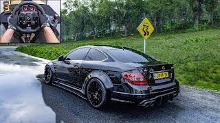 1000HP Mercedes-Benz C63 AMG Black Series - Forza Horizon 5 | Logitech G923 Steering Wheel