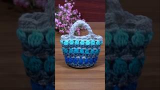 Beautiful crochet bag #miniçanta #knitting mini purse shorts #youtube shorts #saritas creation