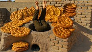 Amazing Bread Making Process Using Wood-Fired Clay Oven | Nomad Life