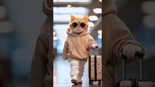 Cat on holiday to Japan #cat #shorts #trending #trendingshorts #gemoy #cute #fyp