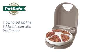 How To Setup Your PetSafe® 5-Meal Automatic Pet Feeder