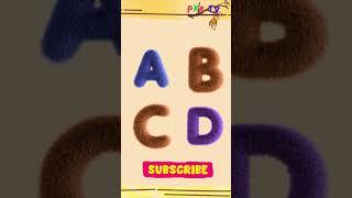 FUN ABC SONG for  Kids #toddlers  #shortsforkids  #kidseducation