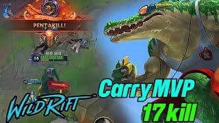 Wild rift Renekton god carry pentakill- Renekton vs vayne baron lane season 14