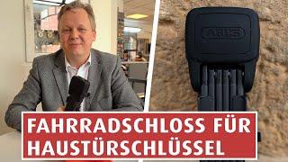 Produktvorstellung | ABUS Bordo 6000PZ/90 - Fahrradschloss mit Haustürschlüssel schließen